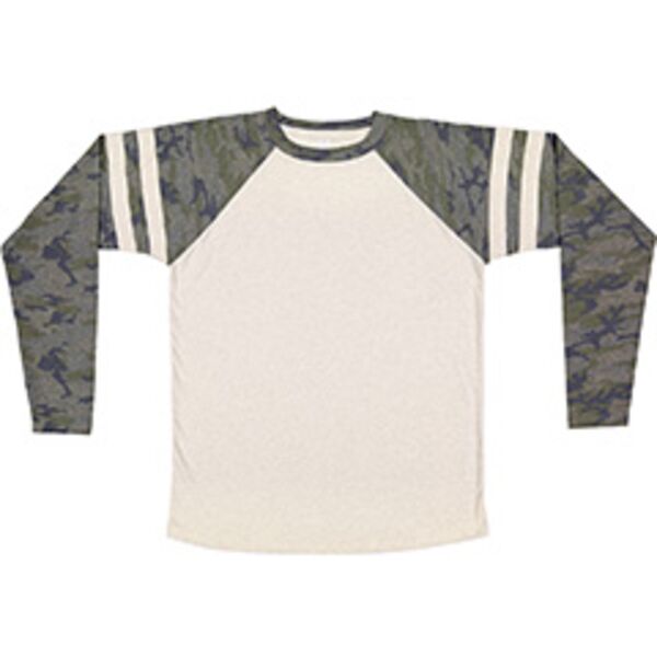 Men's Gameday Mash-Up Long Sleeve Fine Jersey T-Shirt Thumbnail