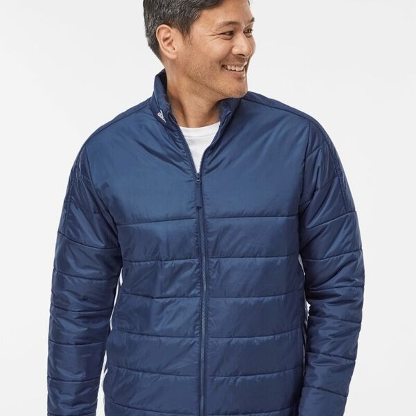 Men's 3-Stripes Puffer Full-Zip Jacket Thumbnail
